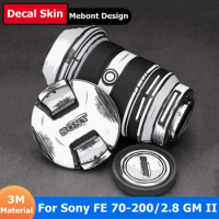 For Sony FE 70-200mm F2.8 GM II Decal Skin Camera Lens Sticker Vinyl Wrap Film Coat SEL70200GM2 70-200 2.8 F/2.8 GM2 GMII OSS