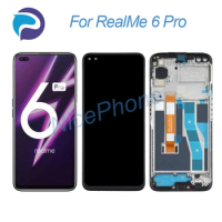 For RealMe 6 Pro LCD Screen + Touch Digitizer Display RMX2001 2400*1080 For RealMe 6 Pro LCD screen Display