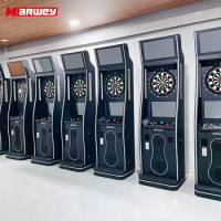 Indoor Coin Operated Darts Machines Entertainment Arcade Game Electronic Dart Machine With Lcd Screen