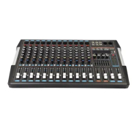12-channel DJ mp3 audio mixer