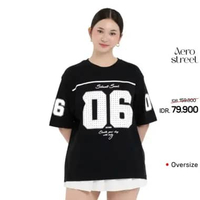 Aerostreet T Shirt Oversize Silent Soul 06 Black Woman 1CA01 M Black