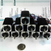 1 piece 57Deceleration 56mm length stepper motor 2phase gearbox motor reduction ratio 100:1