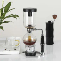 Hot Coffee Syphon Pot Accessories, Glass Siphon Vacuum Pot, Coffee Maker Parts, High Quality, 3 Cup, 5Cup
