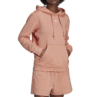Adidas Original Hoodie H06620 女 連帽上衣 大口袋 休閒 舒適 帽T 國際版 粉橘