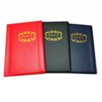 120 Pockets Album For Coins Collection Book Premium PU Leather Coin Collection Album - Store And Display Your Commemorative