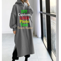 2022 Autumn Winter Fashion Arab Velvet In Long Style Lantern Sleeve Head Hoodie To Customize Your LOGO Text
