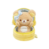 【San-X】拉拉熊 懶懶熊 20周年系列 絨毛娃娃收納包組 拉拉熊 禮物 與你相遇(Rilakkuma)