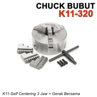Chuck Bubut 16\ Claw K11-320 3 Jaw Cekam Kaki 16 Inch Self Centering"