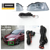 Lampu Kabus, Pemasangan Bumper Depan, untuk HONDA CITY GD6 / GD8, Tahun 2006 2007 2008, dengan Wayar