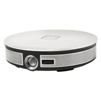 DLP 3D Projector Android RK3368 WiFi Portable Projectors High Brightness Home Theater Smart Video 4K Mini Projector for Outdoor