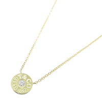 【二手名牌BRAND OFF】Tiffany＆Co 蒂芬妮 18K 黃金 鑽石 1837 Circle 項鍊