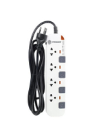 รางปลั๊กไฟ (4 ช่อง,3 เมตร) รุ่น P4375-3M (WG)