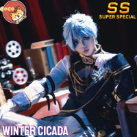 Winter Cicada Cosplay Costume Game Identity V Prisoner Cosplay Winter Cicad Costume Luca Balsa Cosplay + Wig CoCos-SS