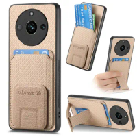 Fashion Shrink Bracket Phone Case For OPPO F21 Pro Find X5 Reno11 10 9 8 7 Lite 6 Pro 8T 8Z 5K 5Z Back Wallet Card Phone Cover