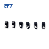 10.05.10.0040 EFT Drone Parts Cable Pipe Clamp R10.4/Black/6pcs for EFT Z30/Z50 Agricultural Sprayer Drone with High Quality