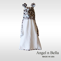 【Angel n Bella】兒童連帽浴巾(糖果藍)