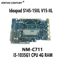 For Lenovo Ideapad S145-15IIL V15-IIL Laptop Motherboard GS44D/GS54D NM-C711 with SRGKF i5-1035G1 CPU 4G RAM 100% Test Work