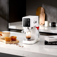 39bD ร้อนและเย็น เครื่องชงกาแฟอิตาเลียนแบบสกัดคู่ เครื่องชงกาแฟเอสเปรสโซกึ่งอัตโนมัติขนาดเล็กสำหรับบ