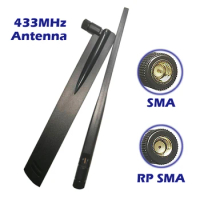 433MHz Antenna 12dbi Gain SMA/RPSMA Connector Signal Booster for Radio Wireless Control Repeater Extender Gate-Way Node Lorawan