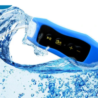 003 Waterproof IPX8 Clip MP3 Player FM Radio Stereo Sound 4G/8G Swimming Diving Surfing Cycling Sport Music Player