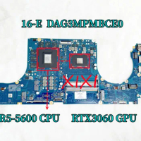 DAG3MPMBCE0 Mainboard for HP VICTUS 16-E laptop motherboard with R5-5600U CPU RTX3060 6G GPU M54833-601 DDR4 100% Tested Ok.