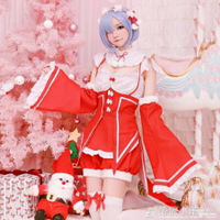 雷姆蕾姆拉姆聖誕節服裝從零開始cos服裝聖誕裝雪人套裝cosplay女 格蘭小舖 母親節禮物