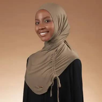 Lozy Hijab - Liora Instan (Hijab Instan Serut Sport Rayon) Taupe