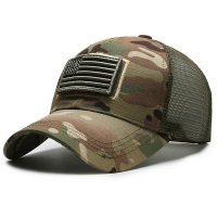 Outdoor Army Mens Baseball Cap for Summer Polyester Snapback Women Adjustable Hat Camouflage Mesh Ca