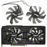 2PCS 85MM 4PIN RTX3060 GPU Fan TH9215S2H-PAA01 for Palit GeForce RTX 3060 3050 Dual RTX3060 Ti OC Video as an alternative