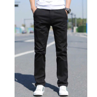 [Phát hành gần đây] Quần kaki chun sươn phong cách hàn quốc - A09