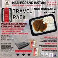 NASI RENDANG INSTAN DEPOT BUMBU Nasi Porang Instan / nasi ransum Nasi Gunung Camping nasi ransum hai