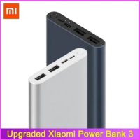 QC3.0 Xiaomi Power Bank 10000mAh USB Type C Two-way 18W Quick Charge Xiaomi Mi Power Bank 3 Xiaomi Powerbank Portable Charger