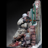 1/18 Scale Unpainted Resin Figure sniper base included GK figure