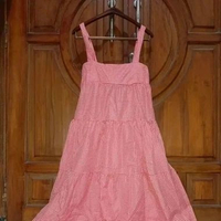 NEW Dress Overall Megar Wanita Kotak Merah Putih LD 84