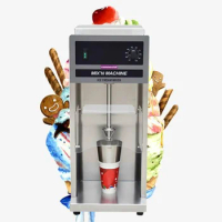 HBLDHome Use Commercial Stainless Steel Milkshake Mixer Milk Shake Machine Cyclone Machine Soft Ice Cream Sharker Mixer Blender