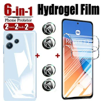 Soft Film Hidrogel Redmi 12 Screen Protector for Xiaomi Redmi 12c Note 12 Pro 5G Global Hydrogel Film Camera Lens Tempered Glass