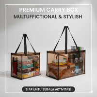 ARMY MB7 tas Jelly transparan mika bening. Exclusive Jumbo bekal lunch box piknik picnic belanja