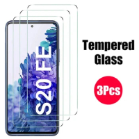 3PCS Full Cover Tempered Glass On the For Samsung S21 S22 Plus S20 FE Screen Protector On Samsung S21Plus S20FE Glass