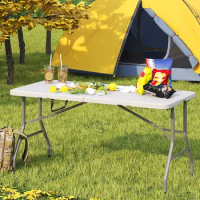 Outdoor Travel Portable Folding Table HDPE Dining Table