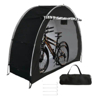 Waterproof Outdoor Bike Storage Tent - 6.3 x 2.6 x 5.3ft, Durable Bike Shed for Home Garden, Weatherproof Bicycle Shelter for La