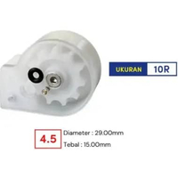 Balingbing Magazine cnc 10 Round 4.5 Anti Macet dan pecah Kuat 100% Presisi putih