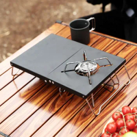 SOTO 310 Mini Spider Gas Stove Accessory Camping Picnic Windshield Bracket Outdoor BBQ Windproof Ring Lightweight Travel Cooking