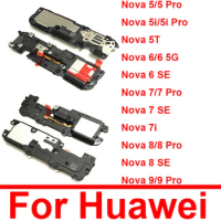 Loud Speaker Buzzer Ringer For Huawei Nova 5 6 7 8 9 Pro 5G Nova 5iPro 5T 6se 7se 8se 7i Speaker Buzzer Module Flex Cable Parts