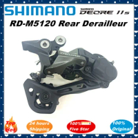 SHIMANO DEORE RD M5120 SGS Rear Derailleur SHADOW RD 2x11 1x10 2x10 speed RD-M5120 22s 20s 10s M5100 M4120