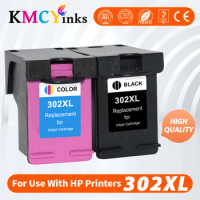 KMCYinks remanufactured 302XL Replacement for HP 302 for HP302 XL Ink Cartridge for HP Deskjet 1110 1111 1112 2130 2131 printer