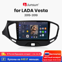 Junsun V1 AI Voice Wireless CarPlay Android Auto Radio for LADA Vesta Cross Sport 2015-2019 4G Car Multimedia GPS 2din autoradio