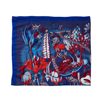 HERMES愛馬仕 羽飾慶典絲巾Carre Geant Twill Plume 140cm