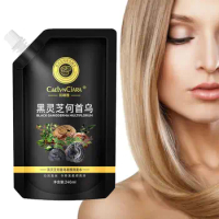 240ml Multiflorum Hair Shampoo He Shou Wu Anti-Hair Deep Hair Natural Cleasing Smoothness Shampoo Nourishing Care Loss E9T9