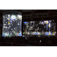 3D Holographic Display mesh screen hologram gauze mesh screen for 3D 7D Hologram Projection Big Stage Show