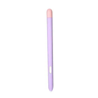 For Samsung Galaxy Tab S6 Lite Pencil Case Protective Silicone Tablet Pen Stylus Touch Pen Sleeve,Purple